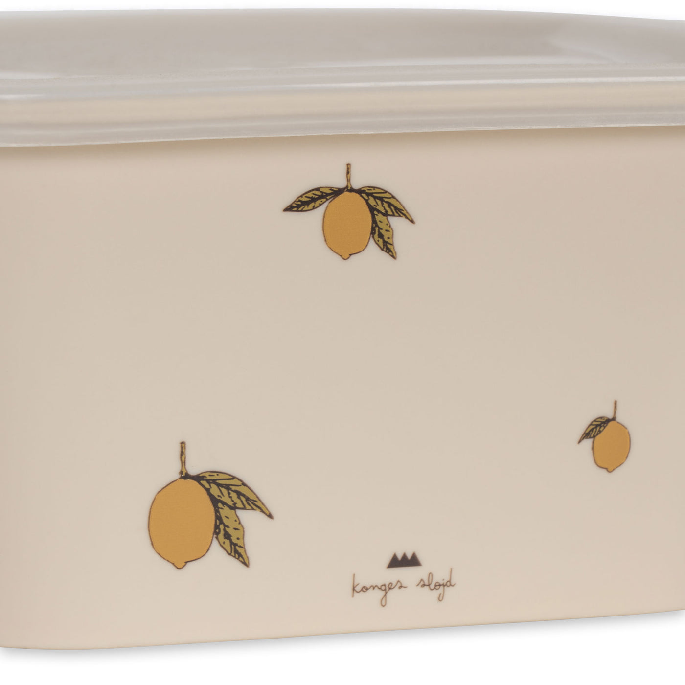 Food Container, 4-pak, Lemon, Konges Sløjd