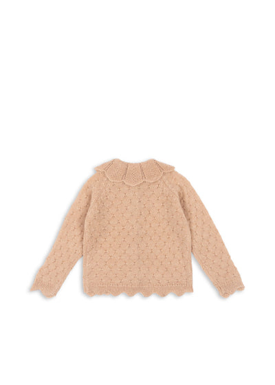 Smilla Strik Cardigan, Light Rose, Konges Sløjd