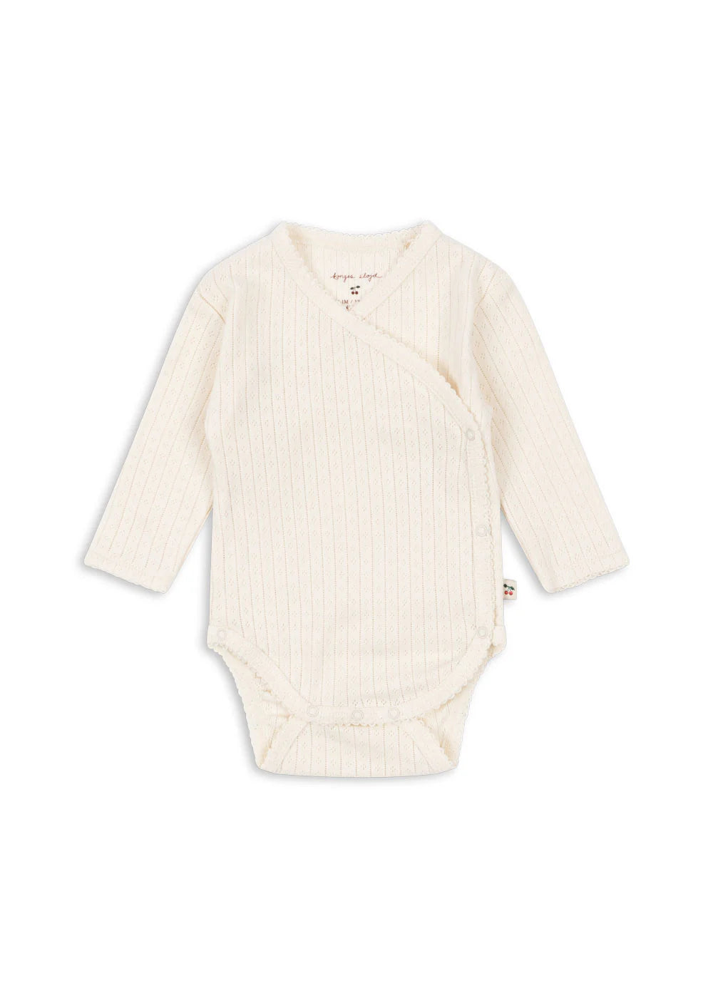 Minnie Newborn Body, Antique White fra Konges Sløjd

Blød bodystocking med slå-om-lukning. Bodyen har praktisk trykknapper der gør det nemt at klæde barnet på.

GOTS, økologisk, certificeret af CU1094701
