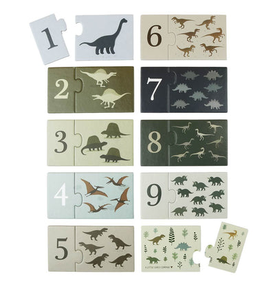 10 små Puslespil Dinosaurer, A Little Lovely Company