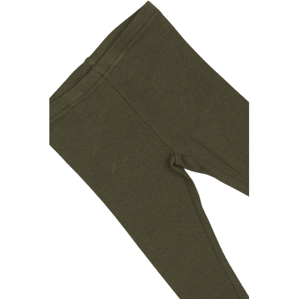 Leggings Modal, Green Leaf, Petit Piao