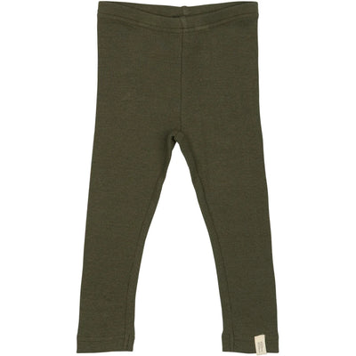 Leggings Modal, Green Leaf, Petit Piao