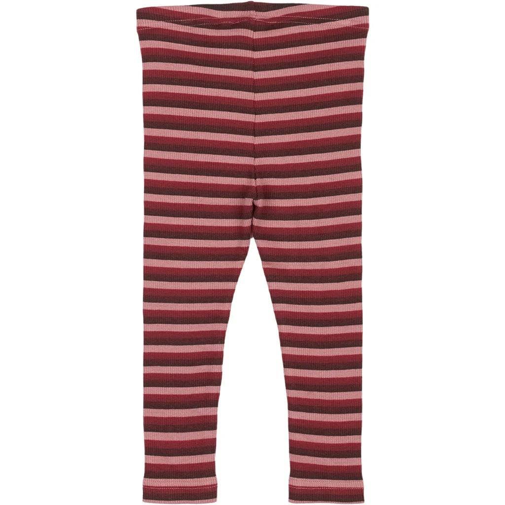 Leggings Modal Multi Stripe, Biking Red, Petit Piao