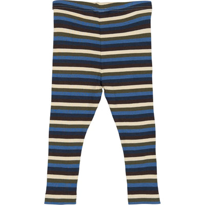 Leggings Modal Multi Stripe, True Navy, Petit Piao