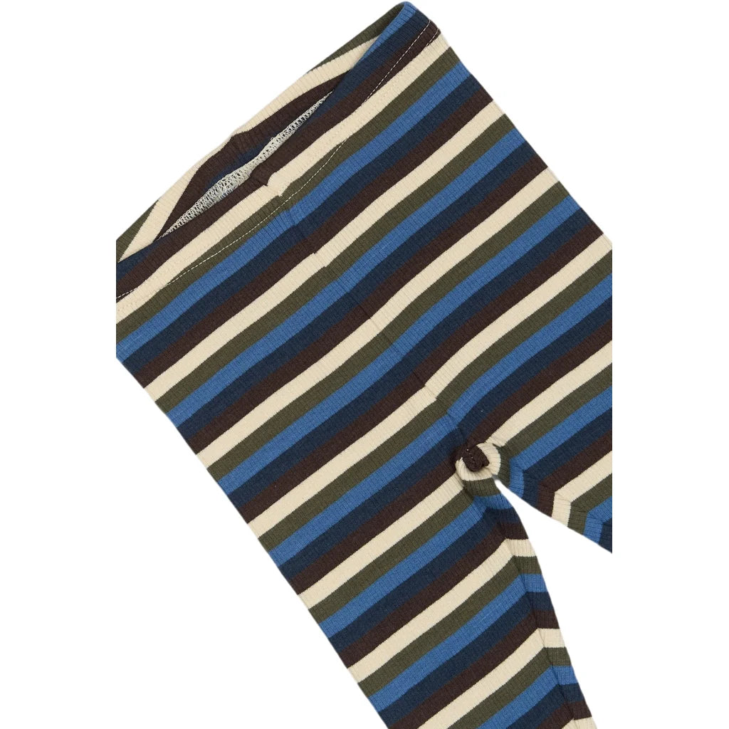 Leggings Modal Multi Stripe, True Navy, Petit Piao