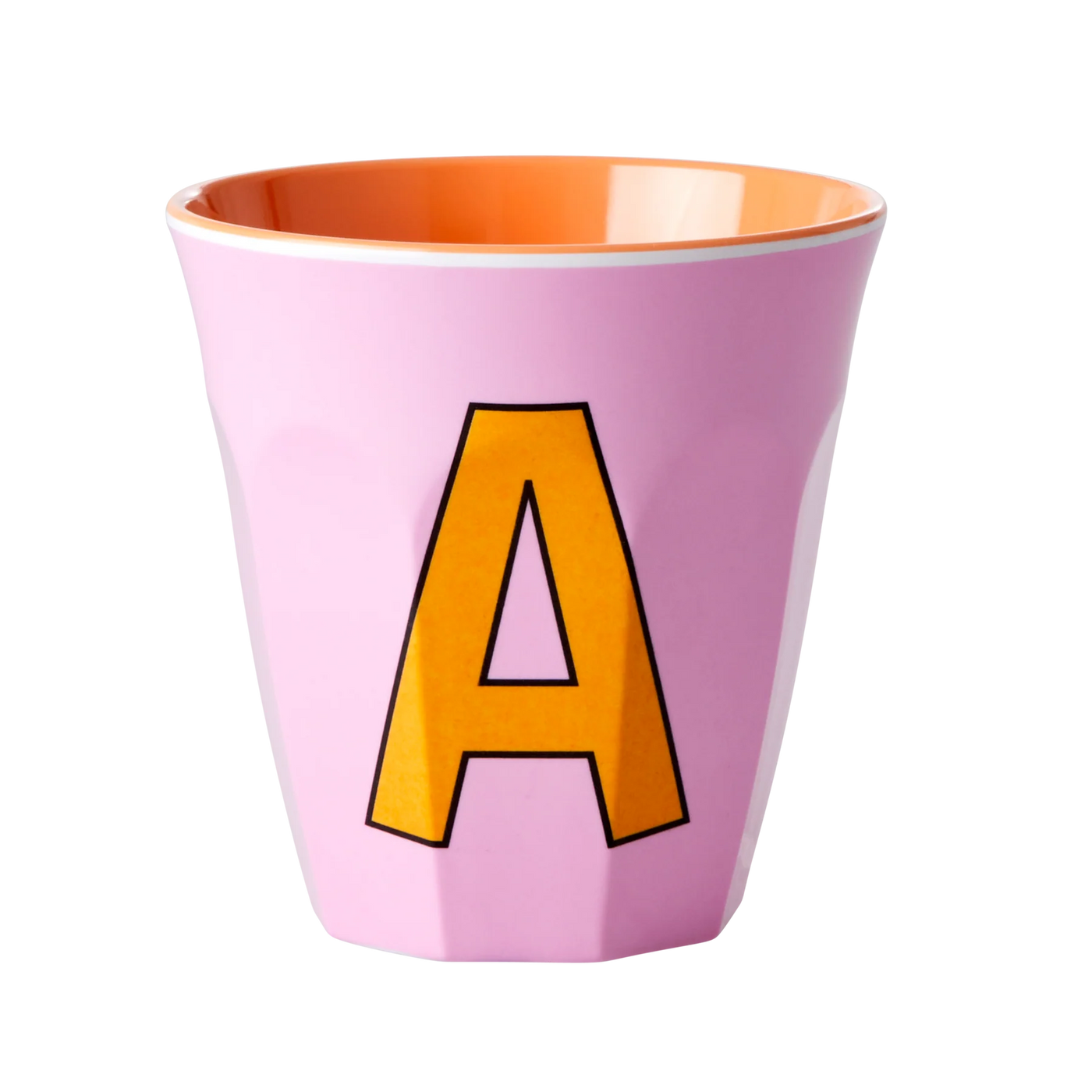 Alfabet Kopper, Ensfarvet, Pink, Rice