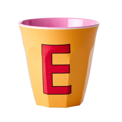 Alfabet Kopper, Ensfarvet, Pink, Rice