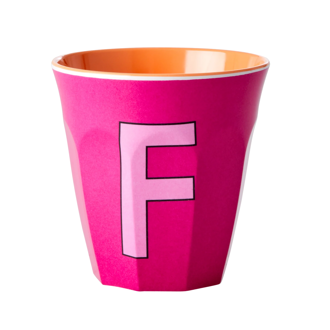 Alfabet Kopper, Ensfarvet, Pink, Rice