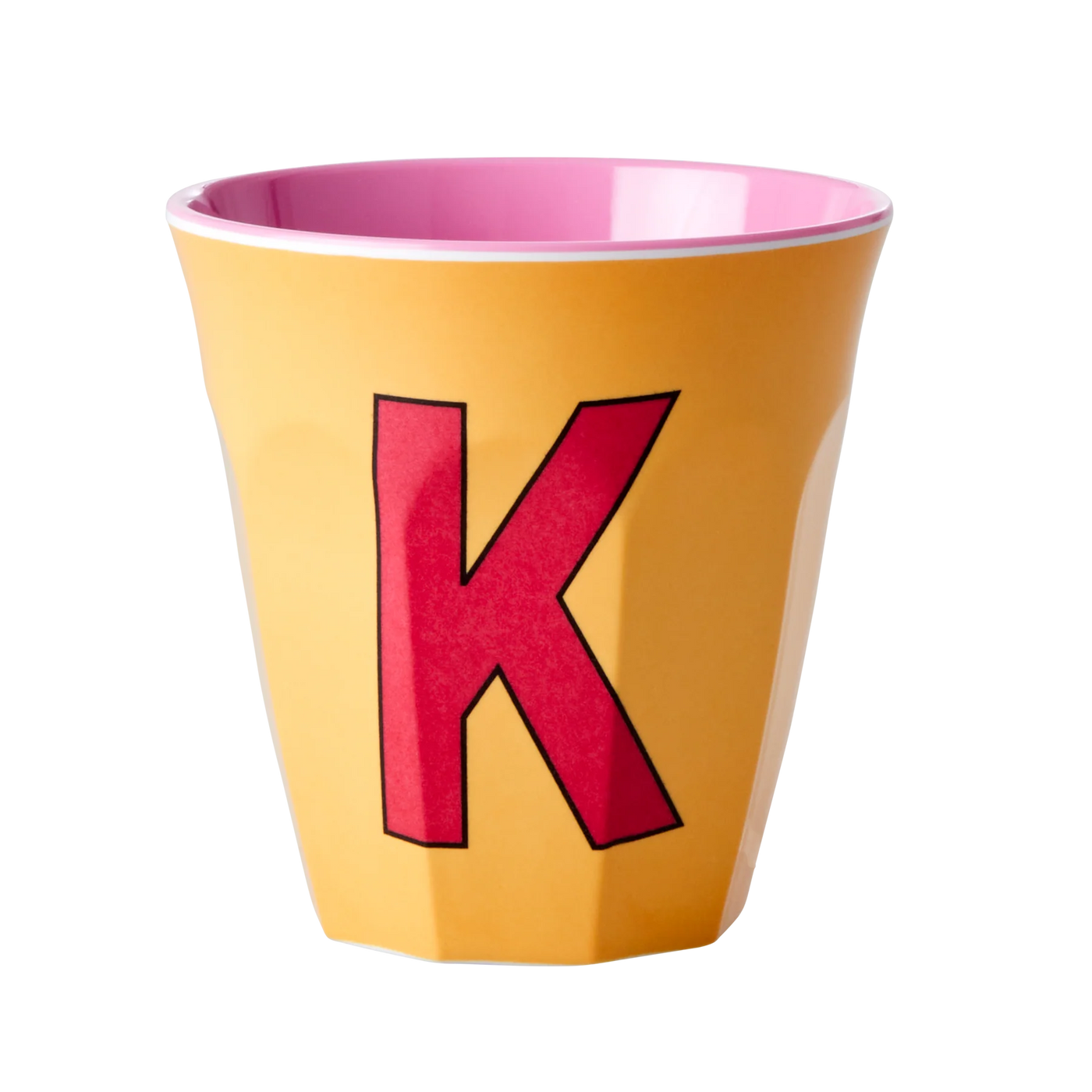 Alfabet Kopper, Ensfarvet, Pink, Rice