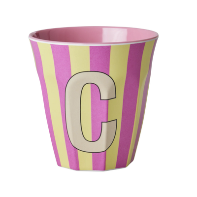 Alfabet Kopper, Striber, Pink, Rice
