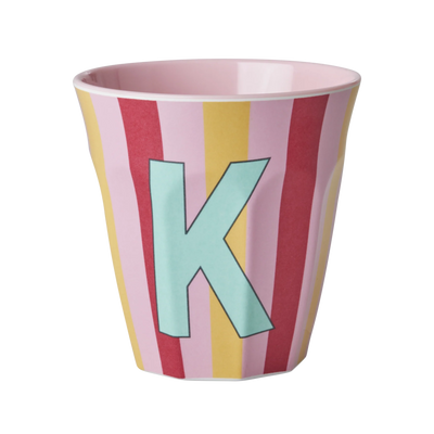Alfabet Kopper, Striber, Pink, Rice