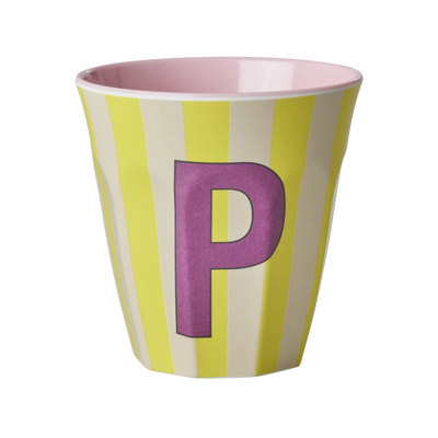 Alfabet Kopper, Striber, Pink, Rice