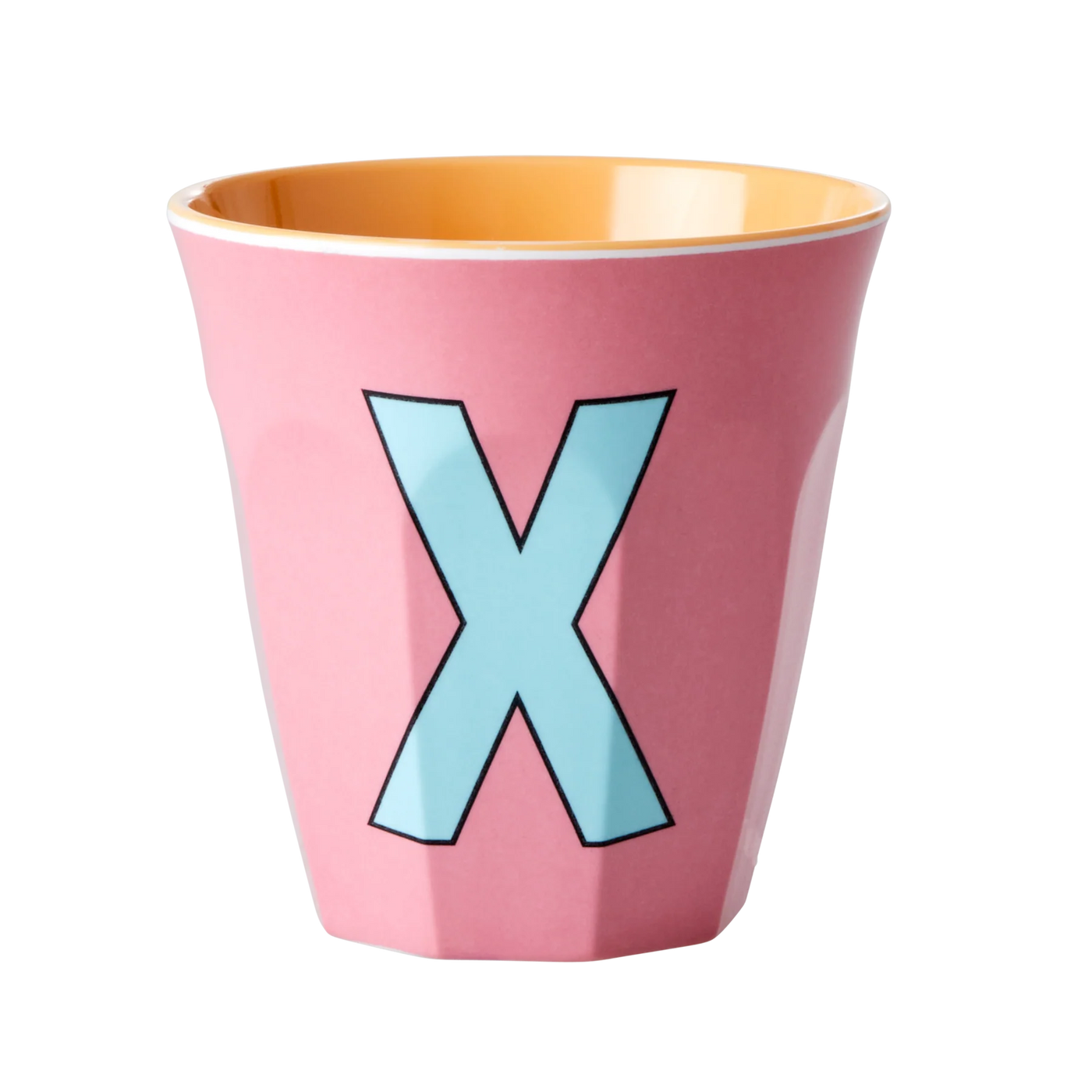 Alfabet Kopper, Ensfarvet, Pink, Rice
