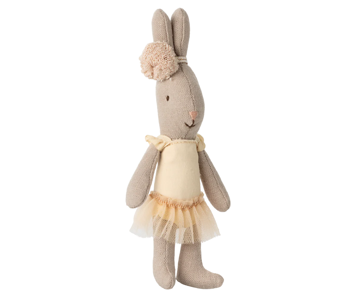Hare, Mikro, Balletdragt og Tylskørt, Creme, Maileg