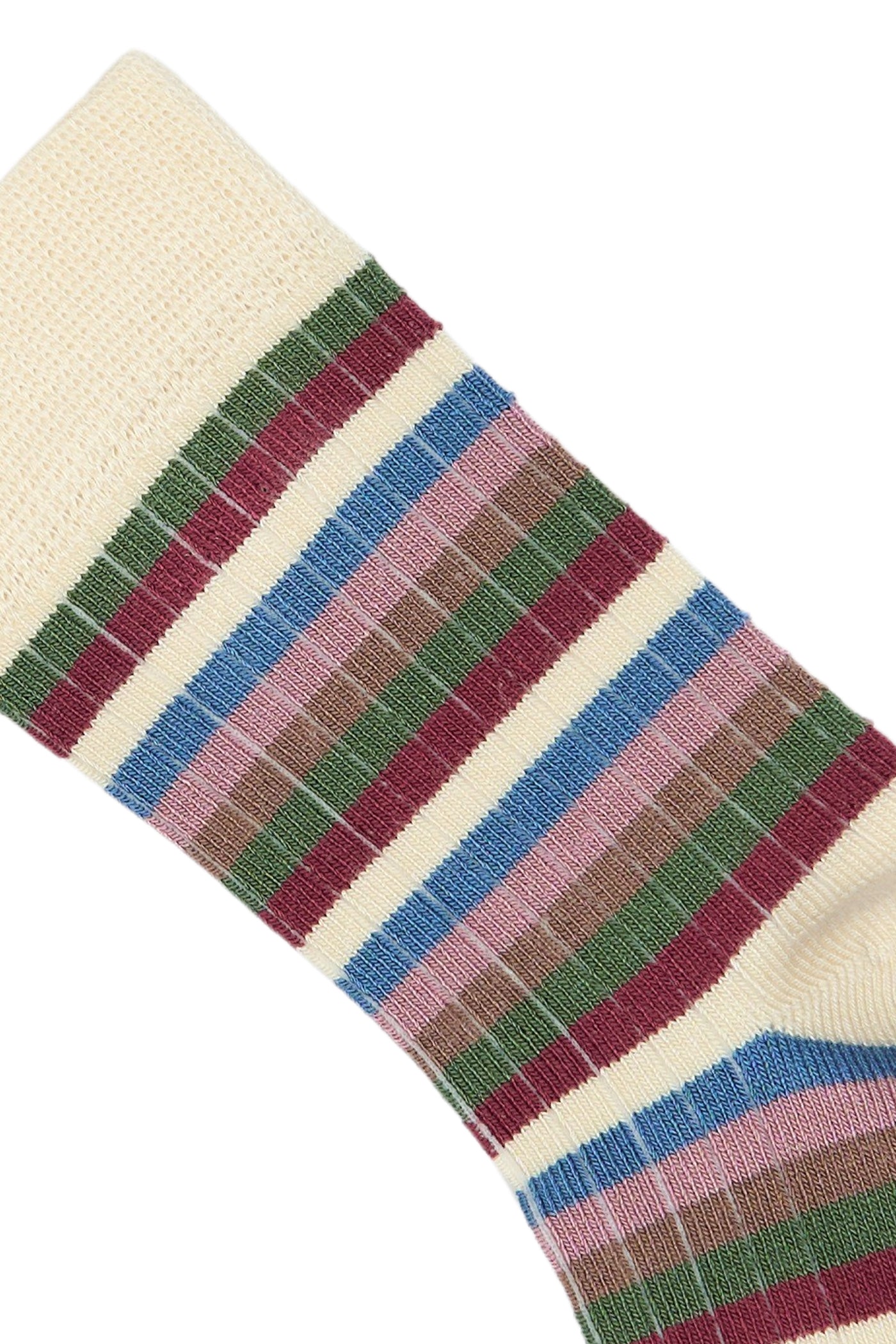 Bambus Sokker, Multi Stripe, Pale Pink, Minipop