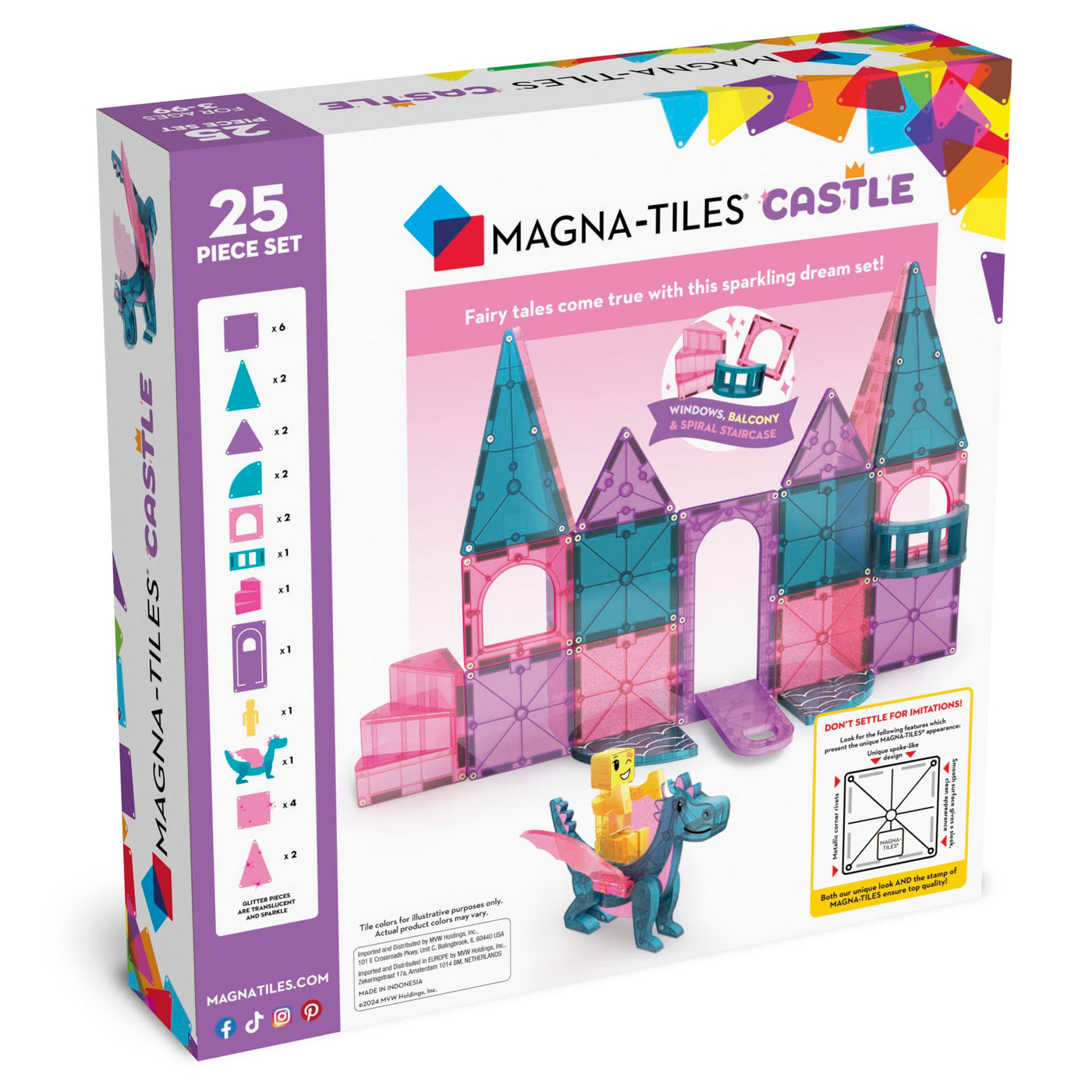 Magna-Tiles Slot, 25 stk.