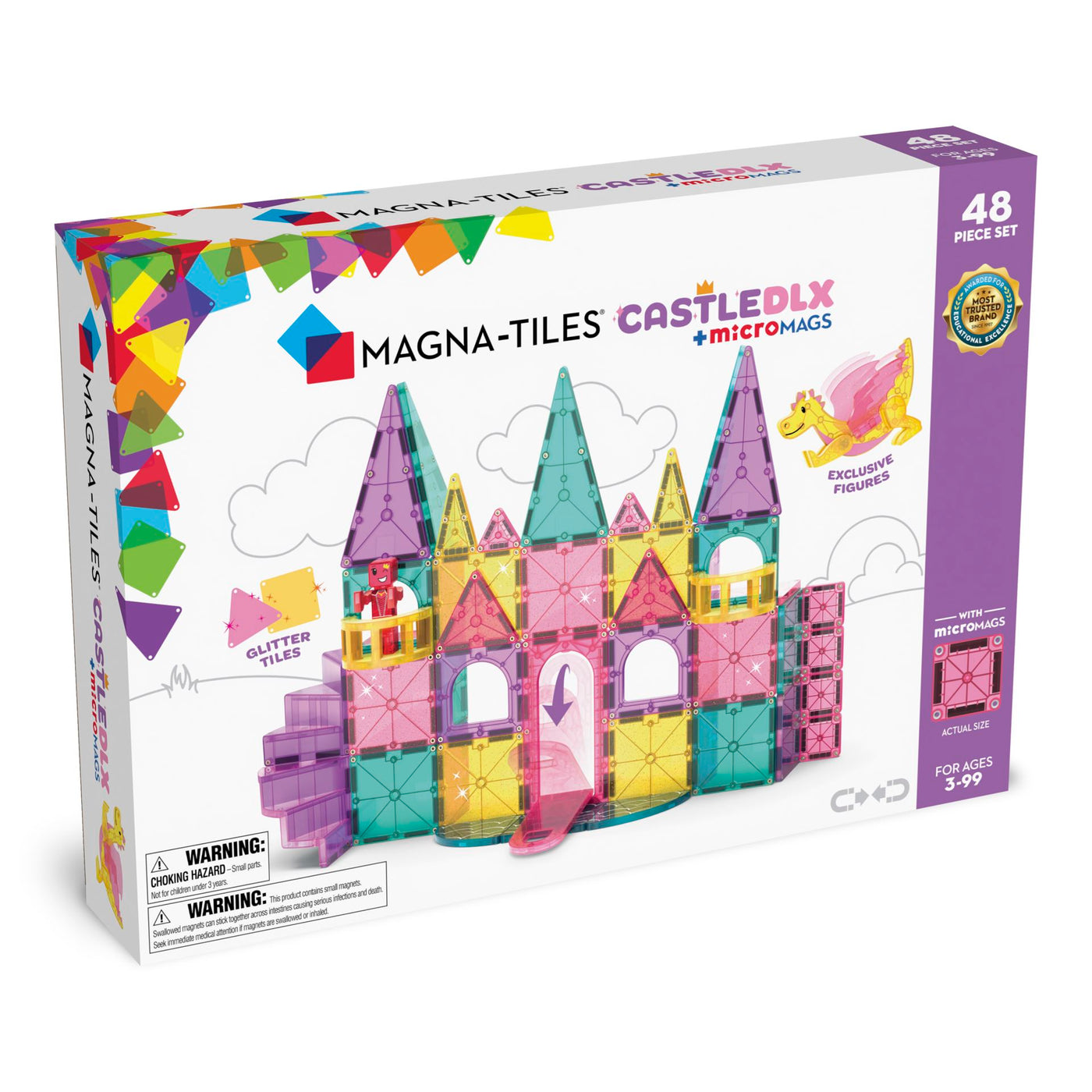 Magna-Tiles Slot, 48 stk.