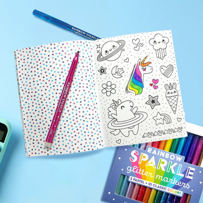 Color-in' Sticker Book, Cute-A-Licious Doodles, OOLY