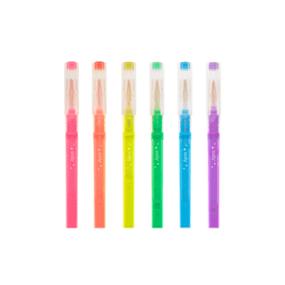 Neon Glitter Highlighters, 6 Farver, Ooly