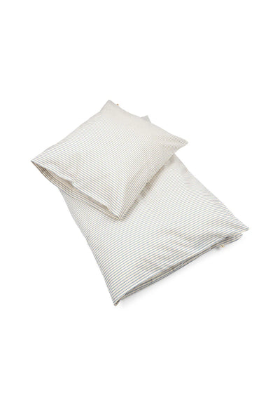 Junior Sengetøj, Strandshavet, Stripe Blue, Konges Sløjd