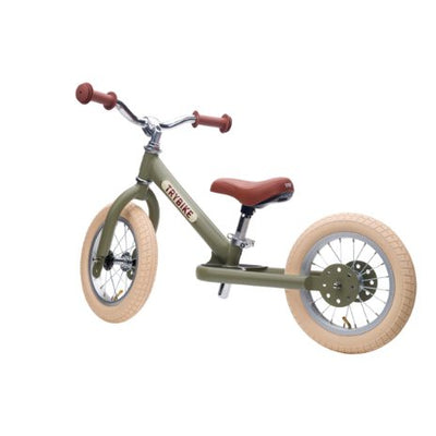 Balancecykel To Hjul, Vintage Green, Trybike