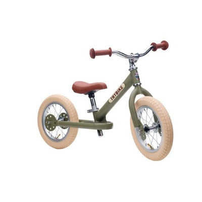 Balancecykel To Hjul, Vintage Green, Trybike