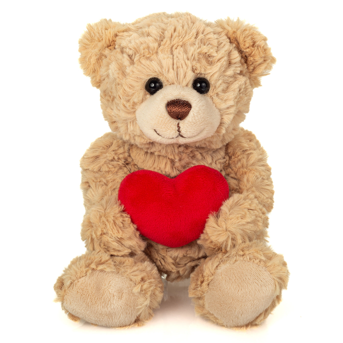 Beige bamse med hjerte, 20 cm, Teddy Hermann