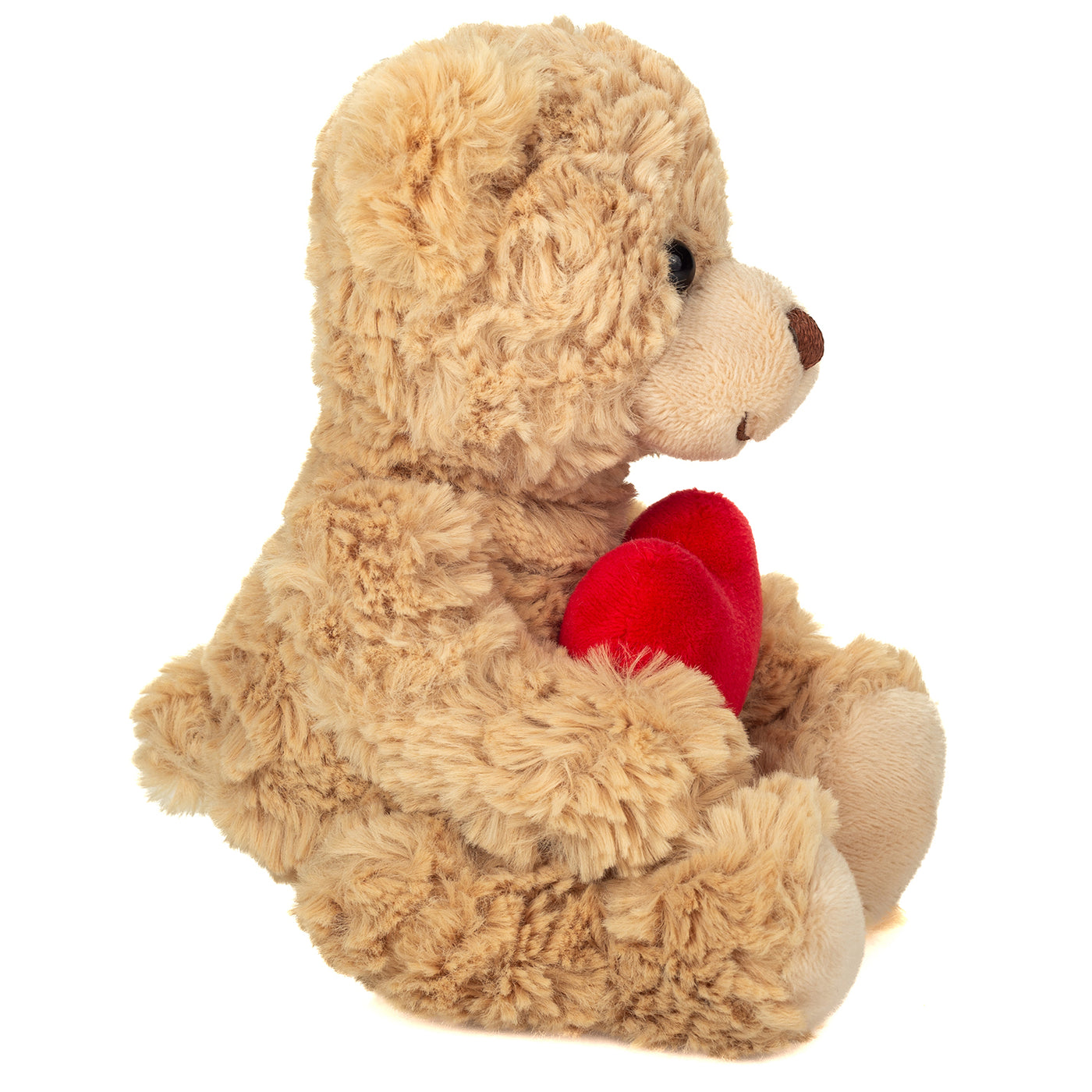 Beige bamse med hjerte, 20 cm, Teddy Hermann