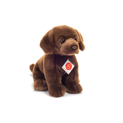 Siddende Labrador, Brun, 25 cm, Teddy Hermann