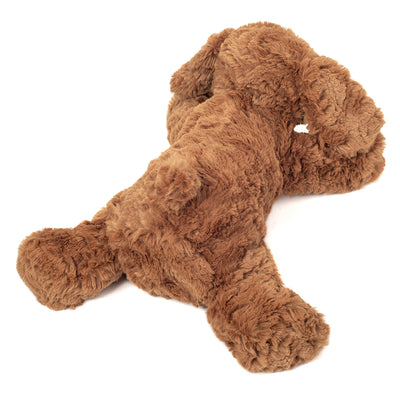 Hundebamse, bamse, bamse til børn, barselsgave, teddy hermann, liggende hundebamse, barnedåbsgave 