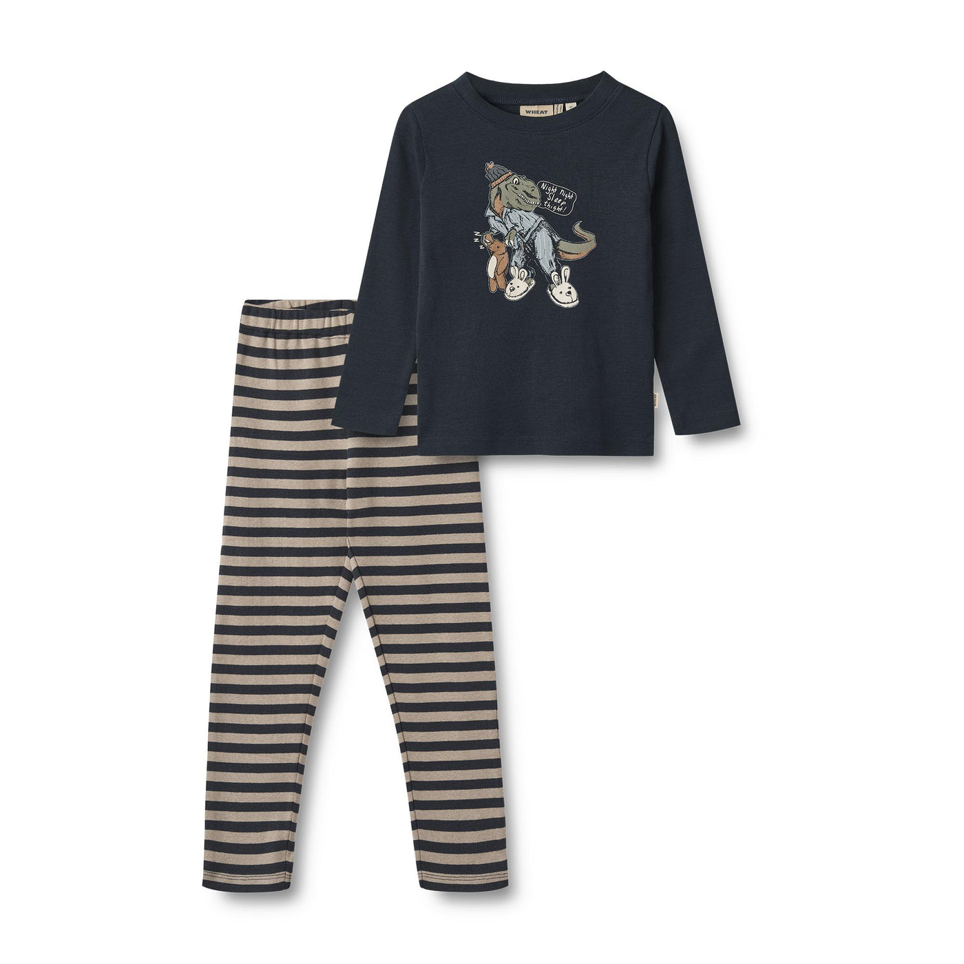 Baloo Pyjamas, Navy, Wheat