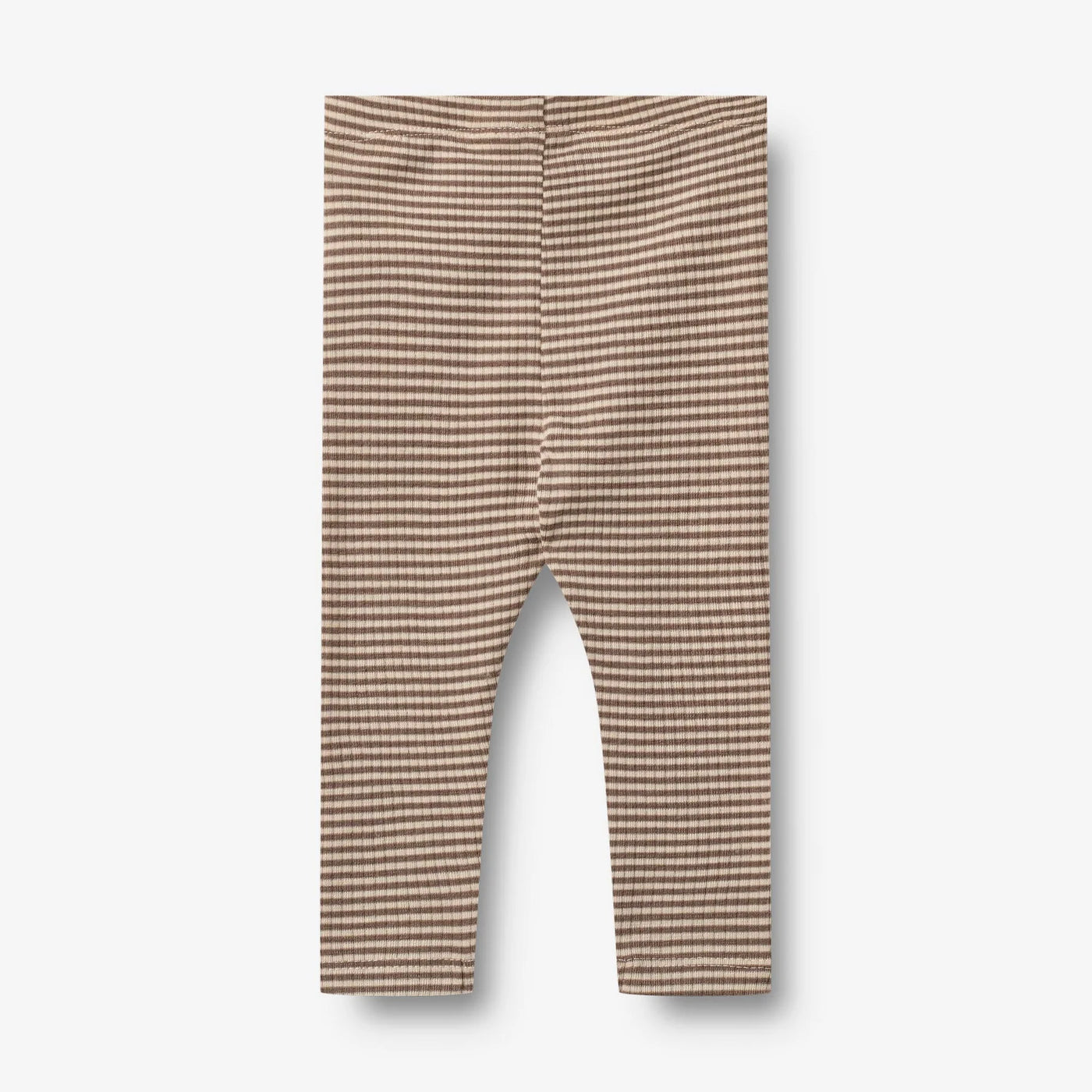 Wool Leggings Agi, Wood Stripe, Wheat
