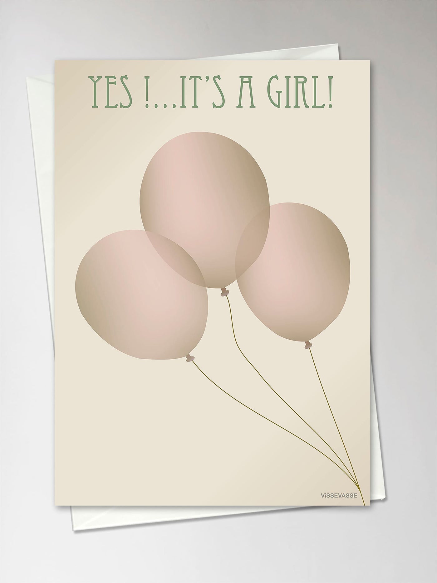 Yes It's A Girl, A6 Kort, ViSSEVASSE