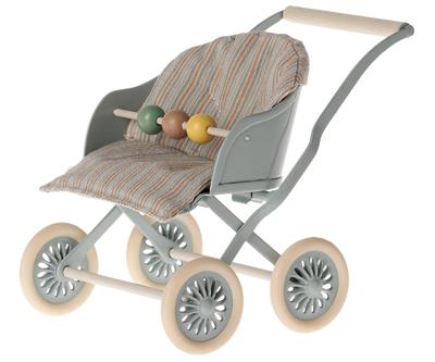 Maileg, baby klapvogn, babymus, dansk design
