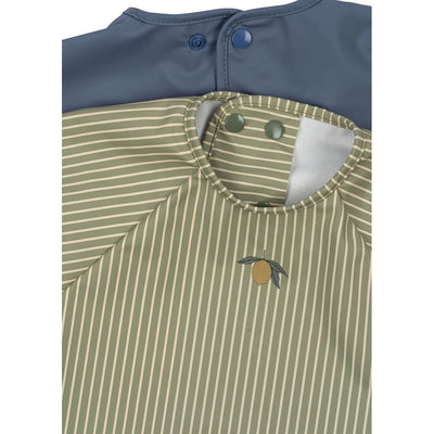 2-pak Hagesmæk med ærmer, Tea Stripe/Flint Stone, Konges Sløjd