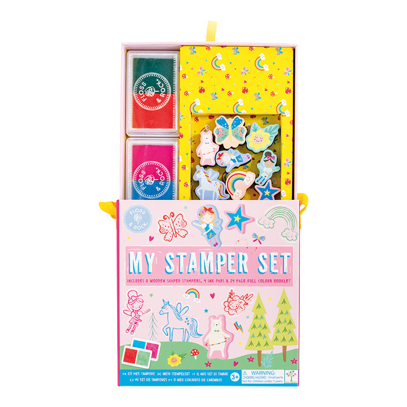 Stempelsæt, Rainbow Fairy, Floss & Rock