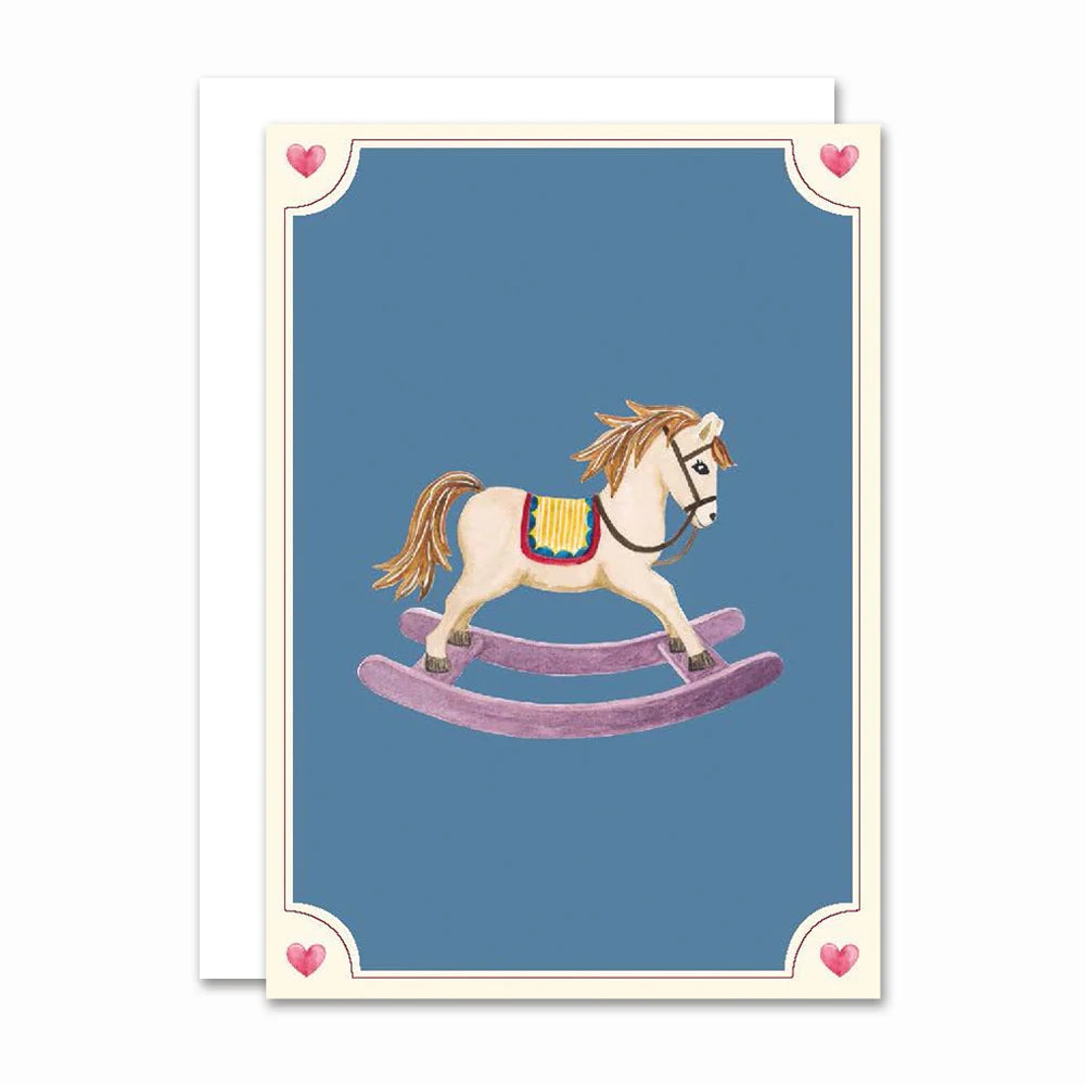 Rocking Horse, A7 Kort m. Kuvert, All By Voss