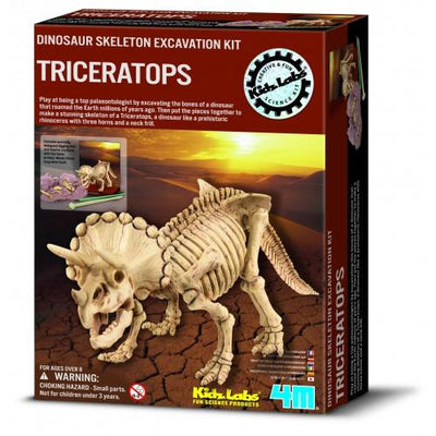 Dinosaur Triceratops udgravningssæt