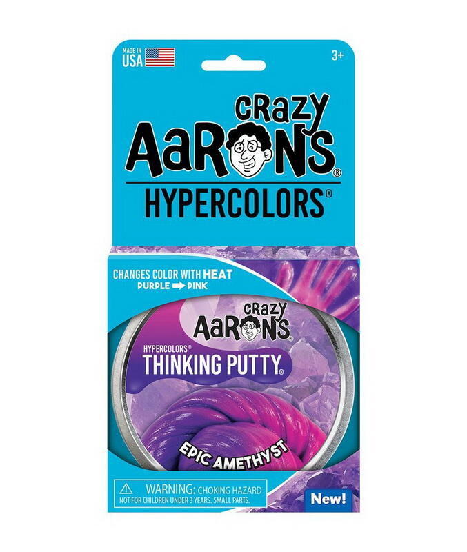 Epic Amethyst, Hypercolor, 10 cm, Crazy Aaron's Thinking Putty