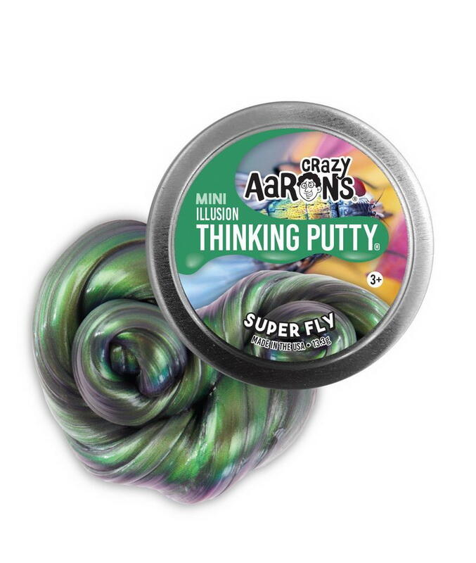 Mini Super Fly, Illusion, 5 cm, Crazy Aaron's Thinking Putty