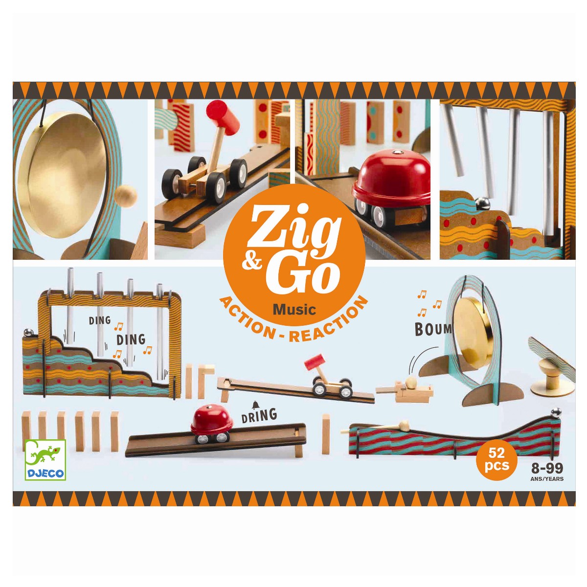 Zig & Go Musikbane, 52 Dele, Djeco