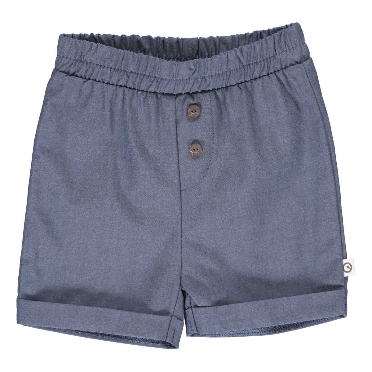 Baby shorts, Chambray, Müsli By Green Cotton - set forfra