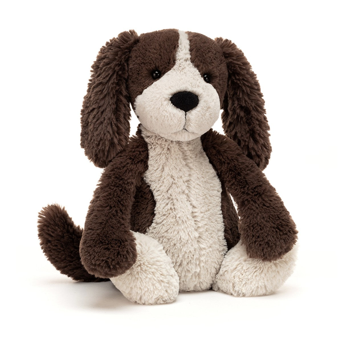 bashful hund i brun og hvid på 31 cm. fra Jellycat