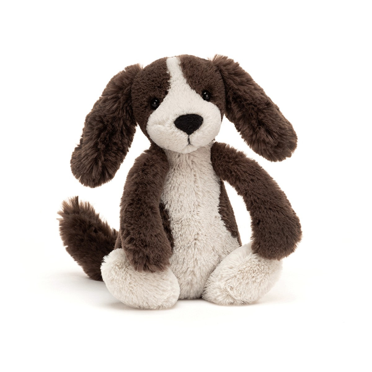 bashful hund i brun og hvid på 18 cm. fra Jellycat