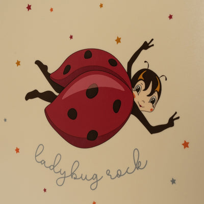 Rejsekuffert på Hjul, Ladybug, Konges Sløjd - Print
