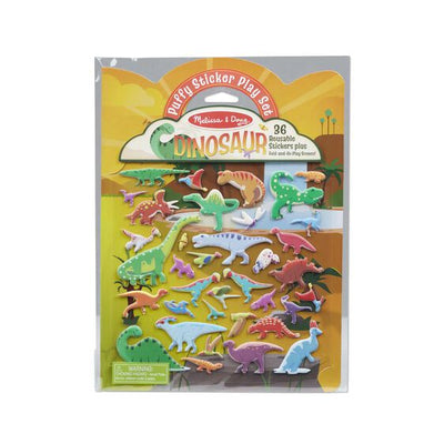 Skumklistermærker, Dinosaurer, Legebog, Melissa & Doug - forside