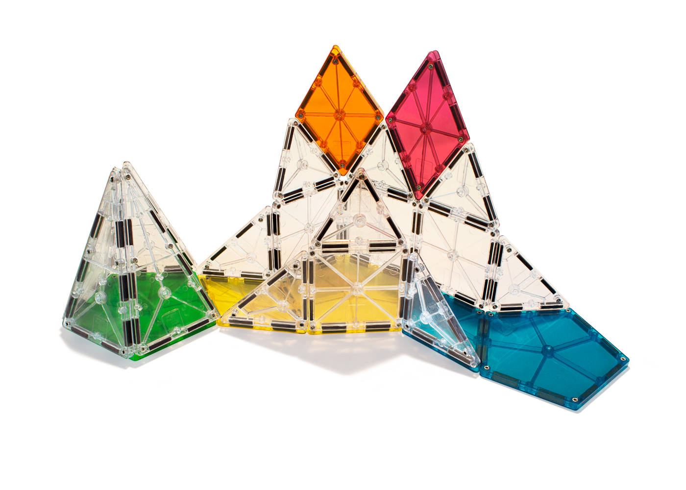 Magna-Tiles  Polygons, figur 1 bygget af polygon plader