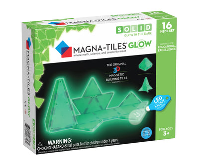 Magna-Tiles Glow, 16 stk. Selvlysende Brikker