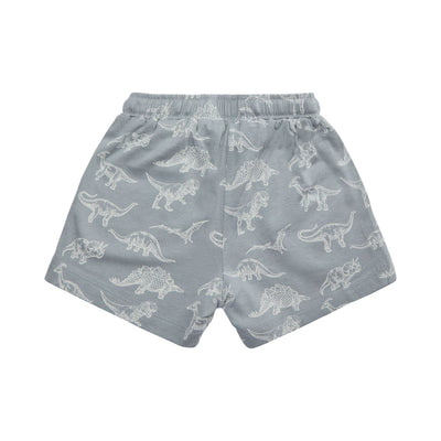 Shorts, Dino print, Dusty Blue, Petit by Sofie Schnoor - bagfra