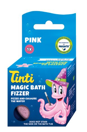 Magisk Badekugle Pink, Tinti